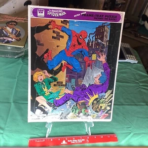 Vintage Spiderman Frame Tray Puzzle 1979 - Whitman Marvel Comics 1970's - Picture 1 of 5
