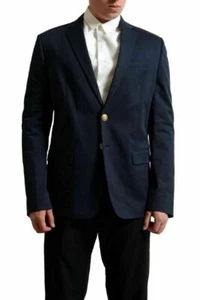 Dsquared2 Men's Navy Blue Two Button Sport Coat Blazer US 44 IT 54 - Picture 1 of 3