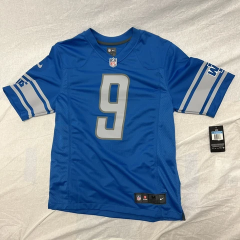 Matthew Stafford Detroit Lions Blue Game Jersey - Nike Cover