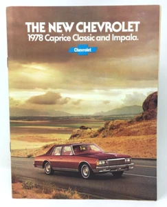 1978 Chevrolet Caprice Classic Impala Kfz-Händler Farbe Verkaufsbroschüre - Bild 1 von 3