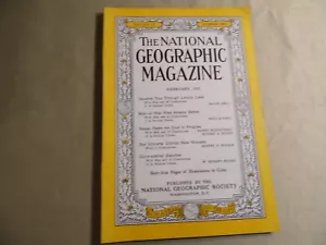 National Geographic Magazine / February 1952 / Free Domestic Shipping - Foto 1 di 2