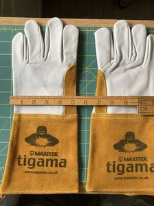 MAXITEK Tigama Mig Tig BBQ Lederschweißer hitzebeständige Arbeitshandschuhe VERSANDKOSTENFREI - Bild 1 von 6