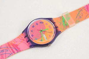 ⌚ Swatch Gent 1993 FLUO SEAL GV700 - Nuovo / Brand New - Vintage 108 - Imagen 1 de 6