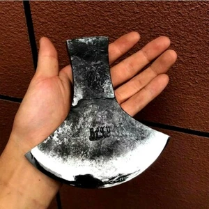 Hatchet Axe Head Tomahawk Kindling Firewood Log Chopper Hunting Carbon Steel Cut - Picture 1 of 12