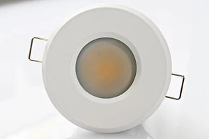 Einbaustrahler LED COB Weiß rund Bad- Feuchtraumstrahler IP44 Dimmbar GU10 - Bild 1 von 7