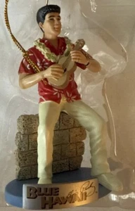 Elvis Presley "Blue Hawaii" Vintage 2002 Christmas Ornament Trevco - Bild 1 von 3