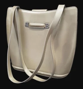 Bally Vintage Leather Satchel Bucket Tote - Picture 1 of 12