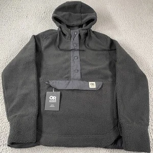Outdoor Research Damen Grayland HI Pile Fleece Hoodie Jacke schwarz Small NEU - Bild 1 von 11