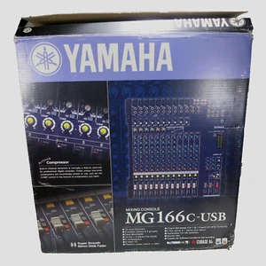 Yamaha MG166C USB 16-Channel Stereo Professional Mixer w/ Power and Microphone - Picture 1 of 22