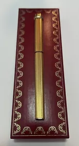 Vintage Cartier Pen Le Must Trinity Vendome Gold Pen - Picture 1 of 14