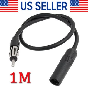 Cable de extensión de antena AM/FM automático de radio estéreo para automóvil de 3 pies (M-F) - Imagen 1 de 12