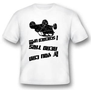 If you can read this I screwed up utv atv motorcycle offroad black or white tee - Picture 1 of 2