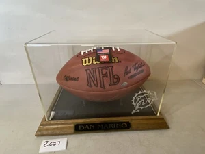NFL Dan Marino signed autographed Miami Dolphins Wilson Football Display 2C27 - Picture 1 of 15