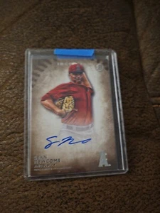 2015 BOWMAN INCEPTION PROSPECT AUTOGRAPH SEAN NEWCOMB ANGELS BRAVES CUBS - Picture 1 of 2