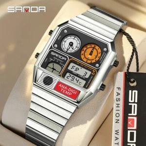 Orologio Multifunzione Sanda Nuovo - Omaggio Citizen Ana Digi Temp - Foto 1 di 12
