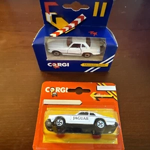 1980 Vinatge Corgi Juniors J77 Lot Of 2 Cars NIB Mercedes Jaguar - Picture 1 of 3