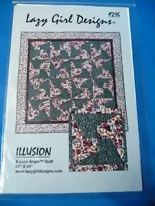 Lazy Girl Designs Quilt Pattern, Illusion #216 - Picture 1 of 2
