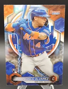 2023 Bowman's Best Francisco Alvarez RC Refractor #47 New York Mets - Picture 1 of 2