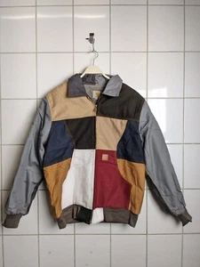 Carhartt Rework/Patchwork Jacke Workwear Neu aufgearbeitet Muster mehrfarbig - Bild 1 von 4