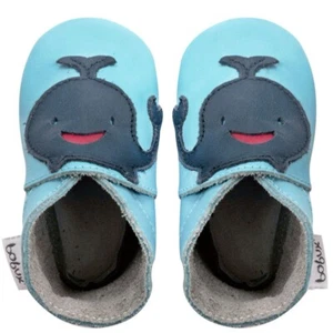 Zapatos de bebé Bobux #2025 suela suave Malibú de cuero de ballena talla S (3-9 meses) - Imagen 1 de 1