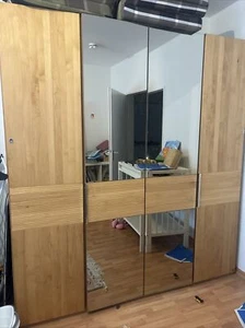 kleiderschrank gebraucht , Front Massiv, Zum Teil Abgebaut Und Muss Neu Montiert - Bild 1 von 7