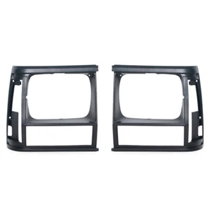1 par de bisel de faros negros para camioneta Jeep Cherokee comanche 1991-1996 - Imagen 1 de 10
