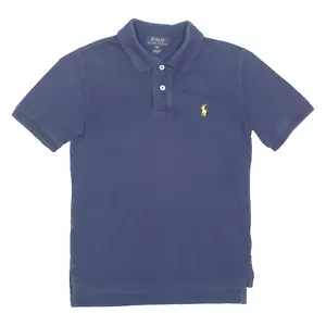 POLO RALPH LAUREN Boys Polo Shirt Blue 8Y - Picture 1 of 6