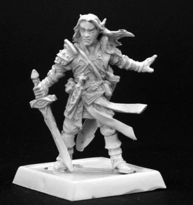 ARAEL DEMI ELF - PATHFINDER REAPER miniature jdr rpg half cleric pretre 60005 - Imagen 1 de 1