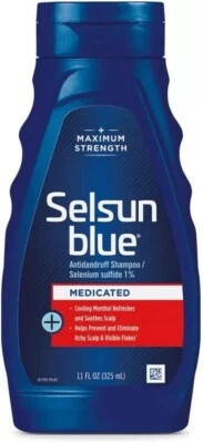 selsun blue medicated maximum strength dandruff shampoo, 11 fl oz. - Image 1 of 4