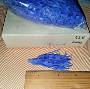 10 Vintage Gummi Röcke Made in Chicago passt Arbogast Hula Popper & anderen 3" - Bild 1 von 2