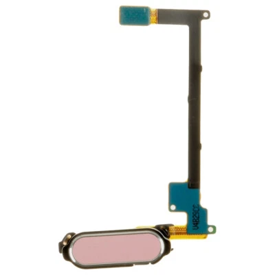 Flex Cable with Home Button for Samsung Galaxy Note 4 Pink PCB Ribbon Circuit  - Image 1 of 2