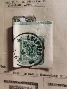 Germany 1875 - 80 3o Deutsches Reich Postal Card Used Stamp - #6775 - Picture 1 of 4