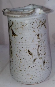 Vaso/vaso in ceramica in gres vintage alto 8 pollici accento arredamento casa - Foto 1 di 3