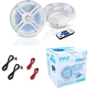 2 PYLE HYDRA PLMRX68LEW diffusori marini 2 vie da 6,5" di diametro 125 watt rms - Foto 1 di 10