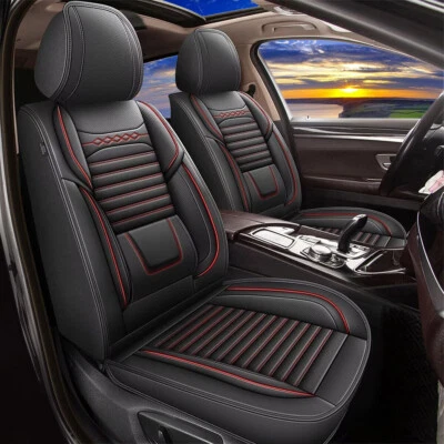 Faux Leather Car Front Row Seat Cover Pad 2pcs Fit for Toyota 4Runner 2003-2024 - Изображение 1 из 4