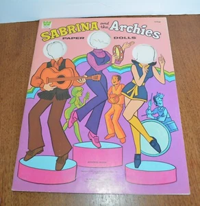 1971 SABRINA THE TEENAGE WITCH & THE ARCHIES Paper Dolls Whiteman #2 - Bild 1 von 15