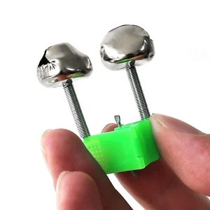 Mini Fishing Bells Clips Fishing Rod Alarm Dual Alert Bells Fish Bite Bell 10PCS - Picture 1 of 10