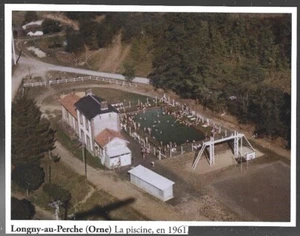 2006  -- LONGWY AU PERCHE . ORNE . LA PISCINE EN 1961 . VUE AERIENNE . 4C176 - Bild 1 von 1
