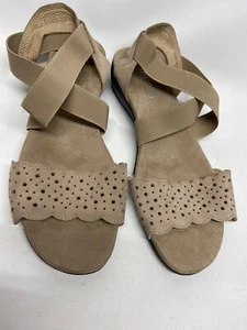 Munro Sandal - Women's Size 6.5W - Tan Comfort Strap - Picture 1 of 3