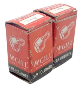 (Lot of 2) McGill CFH-5/8 Camrol Cam Follower Roller Bearing B-5 Threaded - Picture 1 of 2