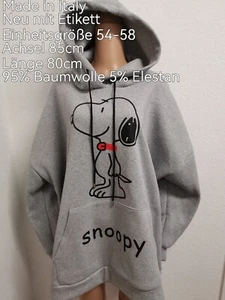 Made in Italy Snoopy Pullover Größe 54 56 58 Einheitsgröße - Bild 1 von 3