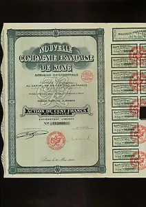 FRENCH COLONIAL AFRICA Nouvelle Compagnie Francaise de Kong Paris 1929 - Picture 1 of 1
