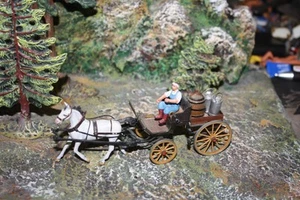 elastolin-merten ricostruito dipinto da collezione 4 cm carrello portapacchi market - Foto 1 di 3