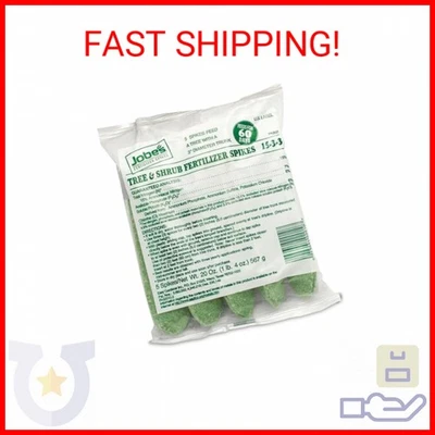 Jobe’s Slow Release Tree and Shrub Fertilizer Spikes, Easy Plant Care for Oak, M - Image 1 of 2