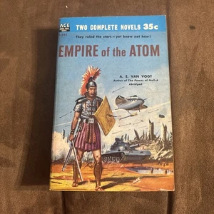 Empire of the Atom / Space Station #1 by A E Van Vogt / Frank Belknap Long - Ace - Picture 1 of 7