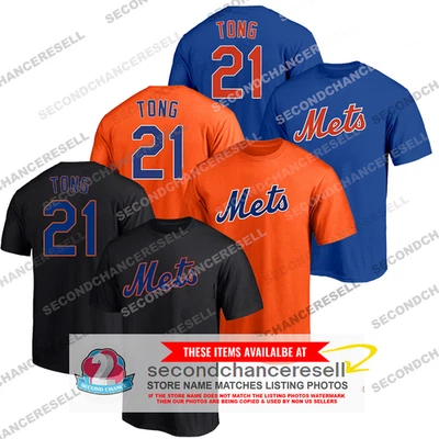 Camiseta New York NY Mets Jonah Tong #21 - Imagem 1 de 2