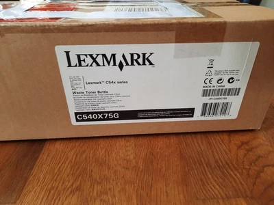 Original Lexmark C540X75G C54x X54x Resttonerbehälter Waste Toner Bottle Neu OVP - Bild 1 von 2