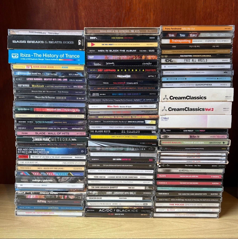 90 Rock, Pop, Dance And Soul CD Album Job Lot - Image 1 of 1