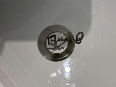 Talismán pedante tradicional chino Jade Amtique Foto 1 de 4