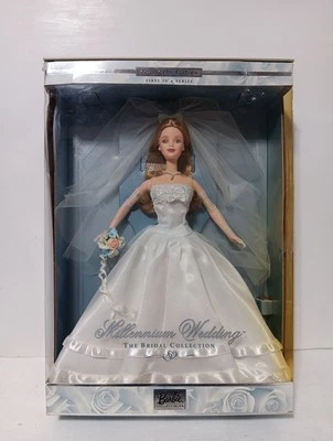 Muñeca Barbie Millennium Wedding Bridal Collection 1999 Mattel 27674 caja dañada Foto 1 de 4